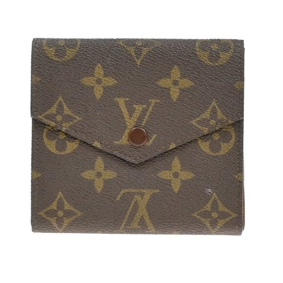LOUIS VUITTON Porte Monnaie Billet Wallet Monogram Leather Brown M61660 09KA822 - Picture 1 of 16